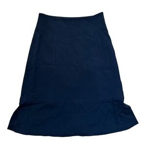 BABATON Black ALine Knee Length Skirt Japanese Fabric Women’s Size 6